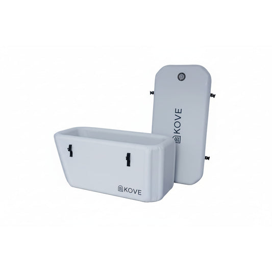 White Kove Elite Ice Bath on white background