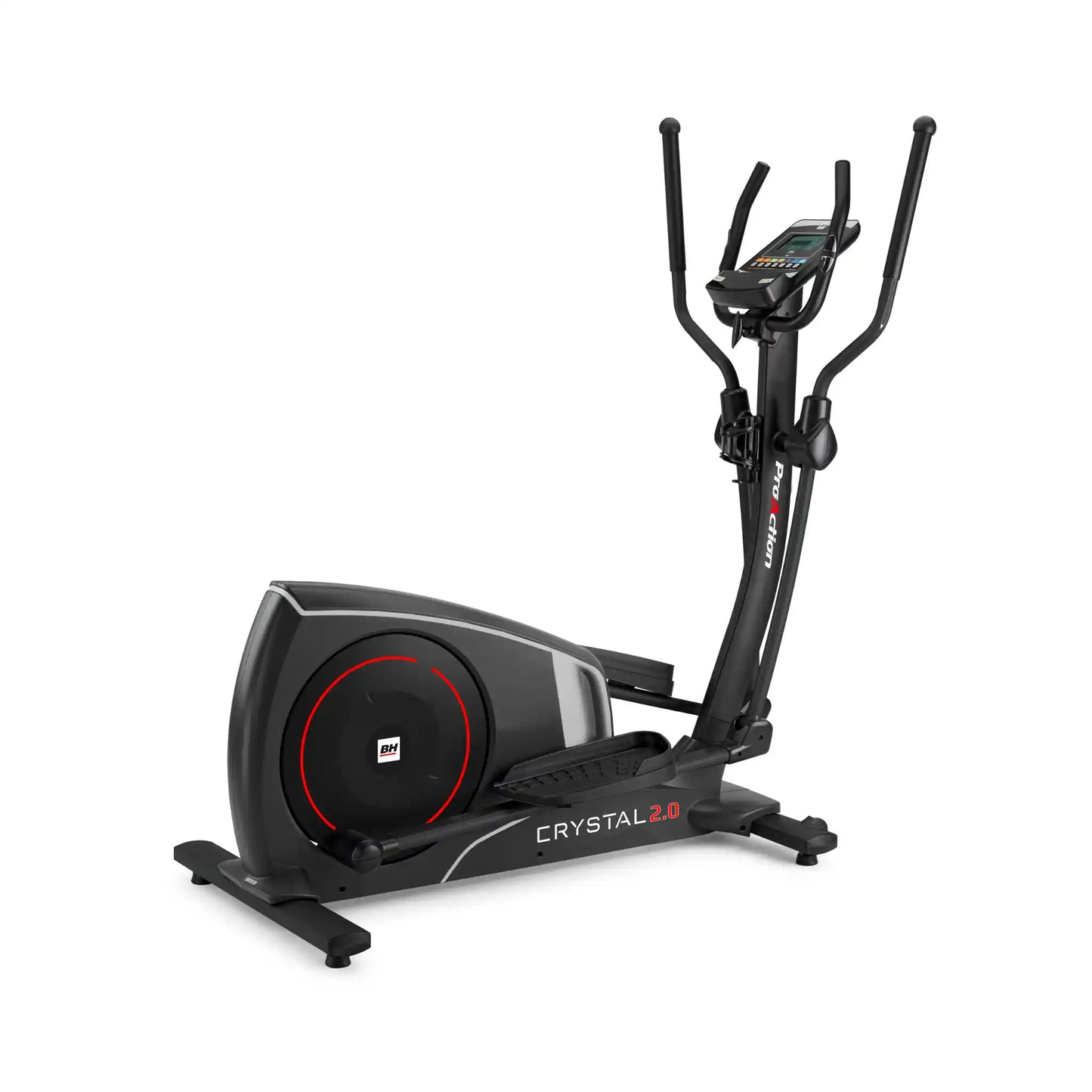 Cross trainer with 'Crystal 2.0' branding on a white background