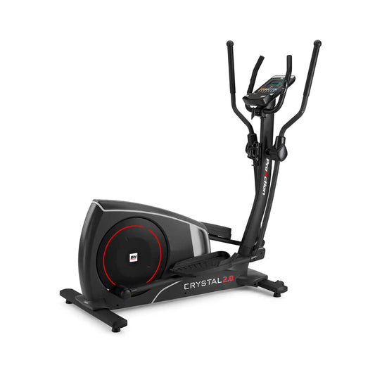 Cross trainer with 'Crystal 2.0' branding on a white background