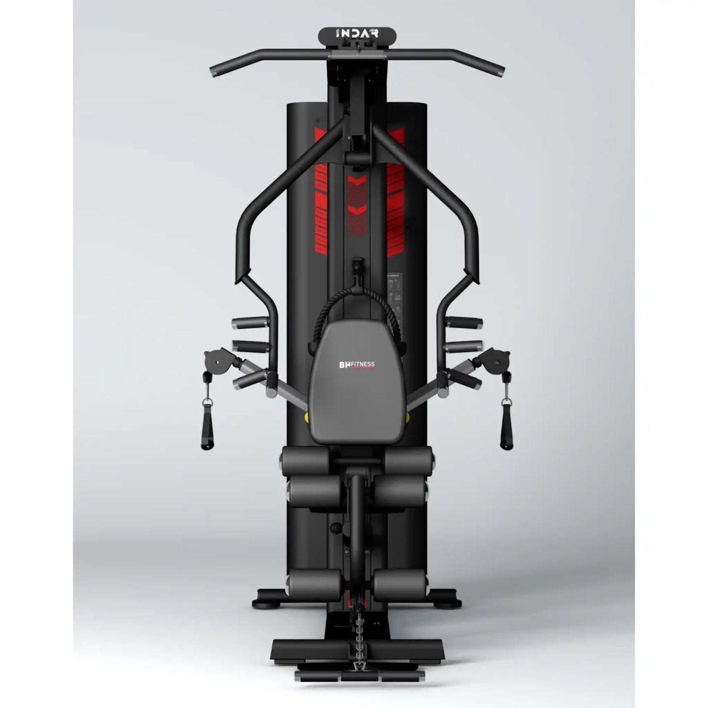 Multigym fitness machine on a white background
