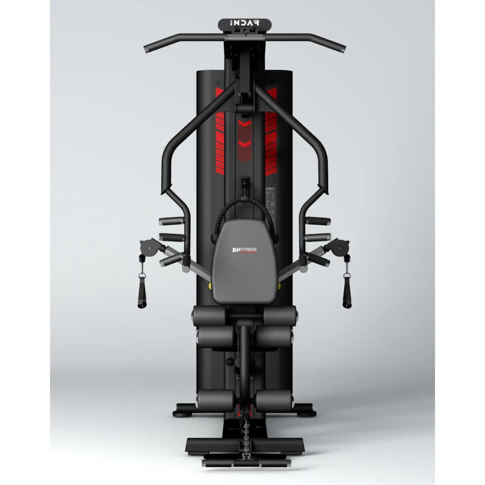 Multigym fitness machine on a white background