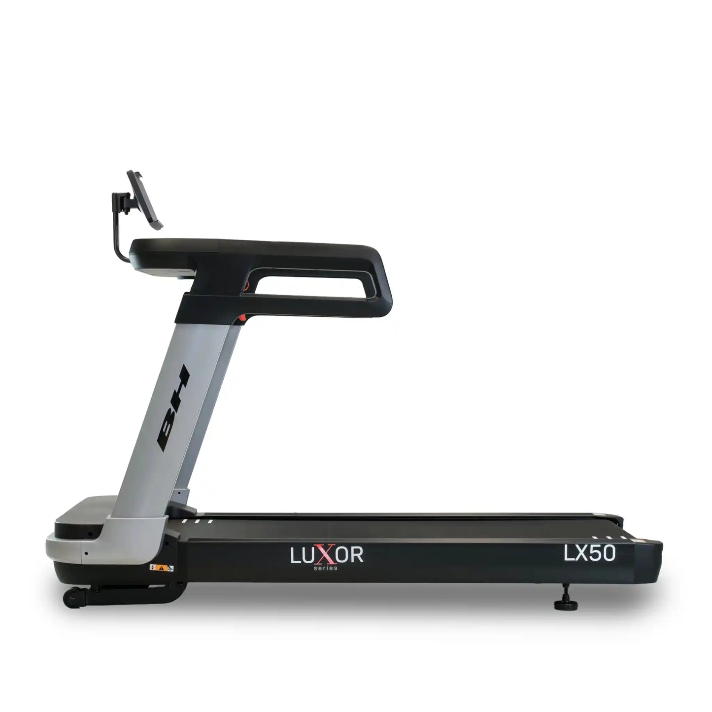 Treadmill with 'Luxor' branding on a white background