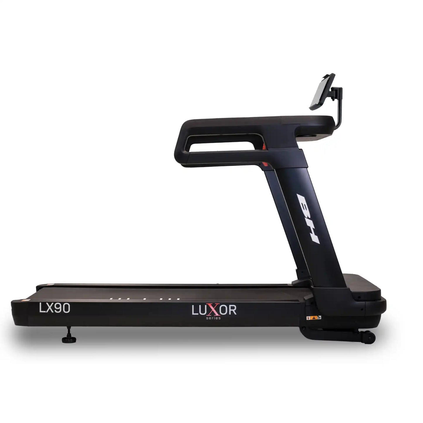 Treadmill with 'LUXOR' branding on a white background
