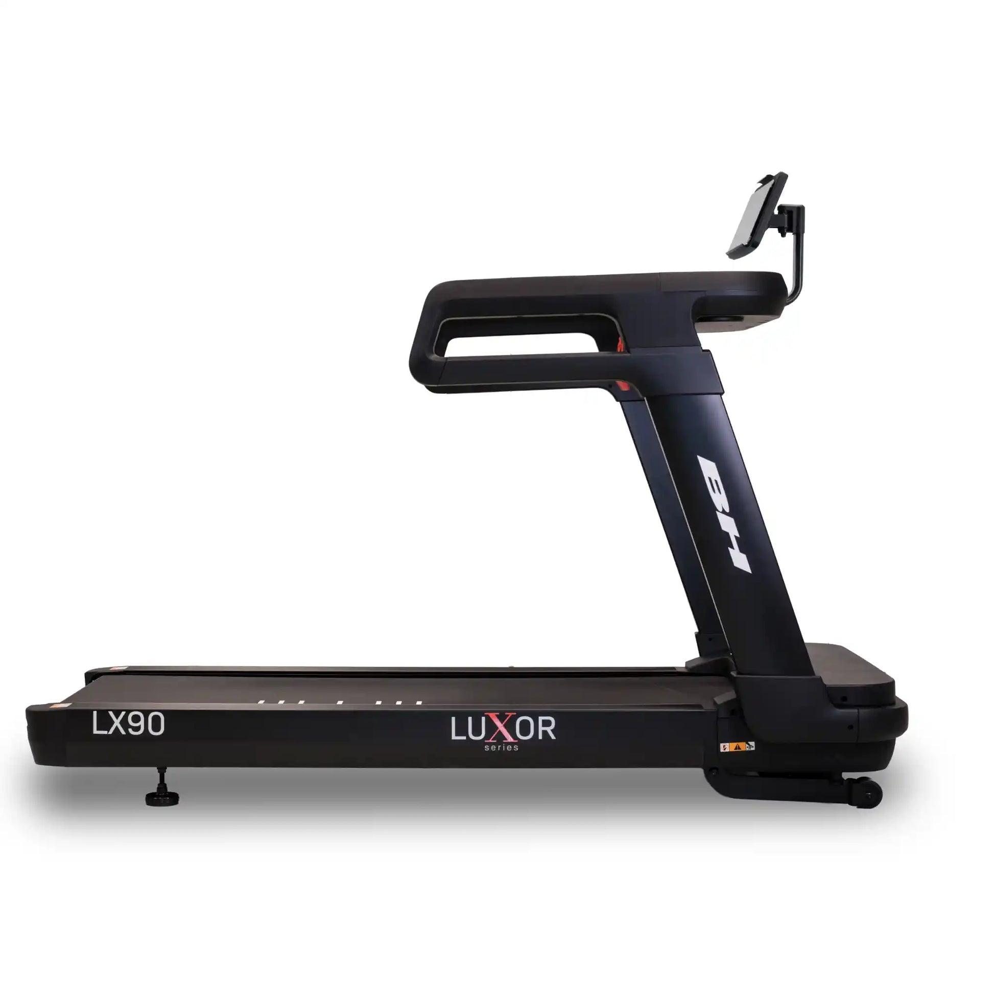 Treadmill with 'LUXOR' branding on a white background