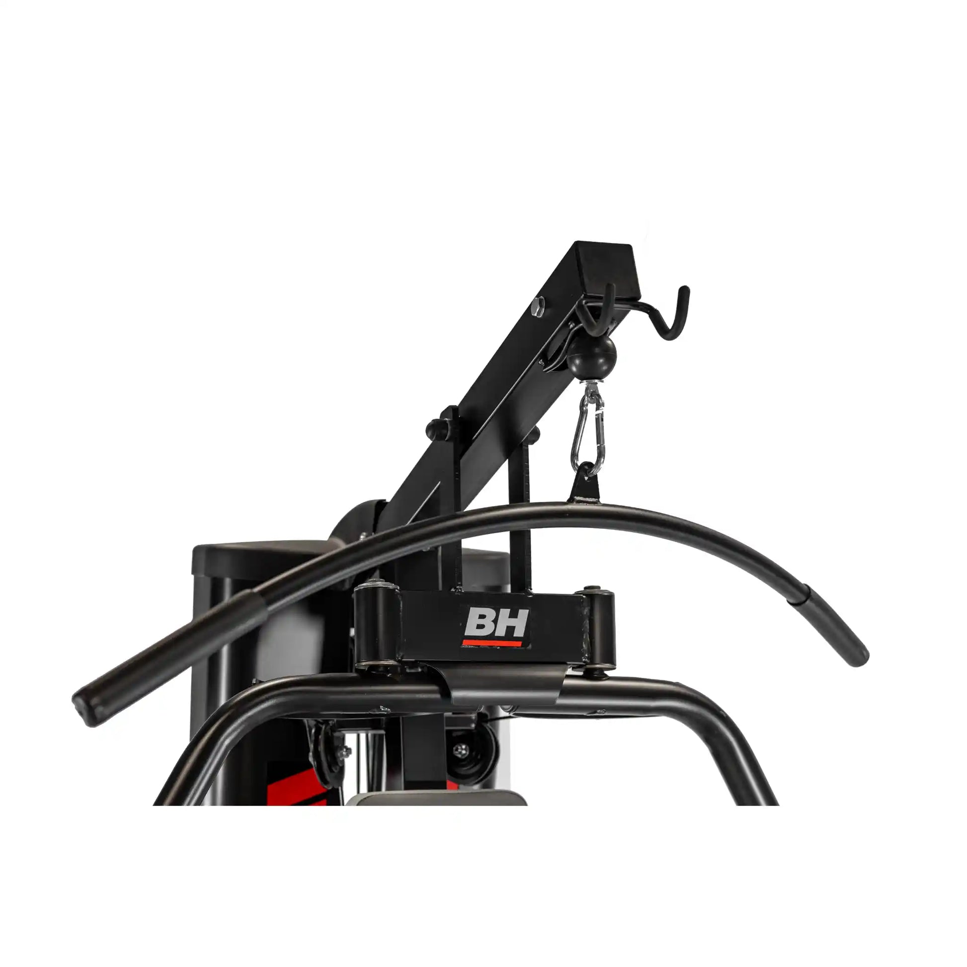 Top of multi gym with 'BH' branding on a white background