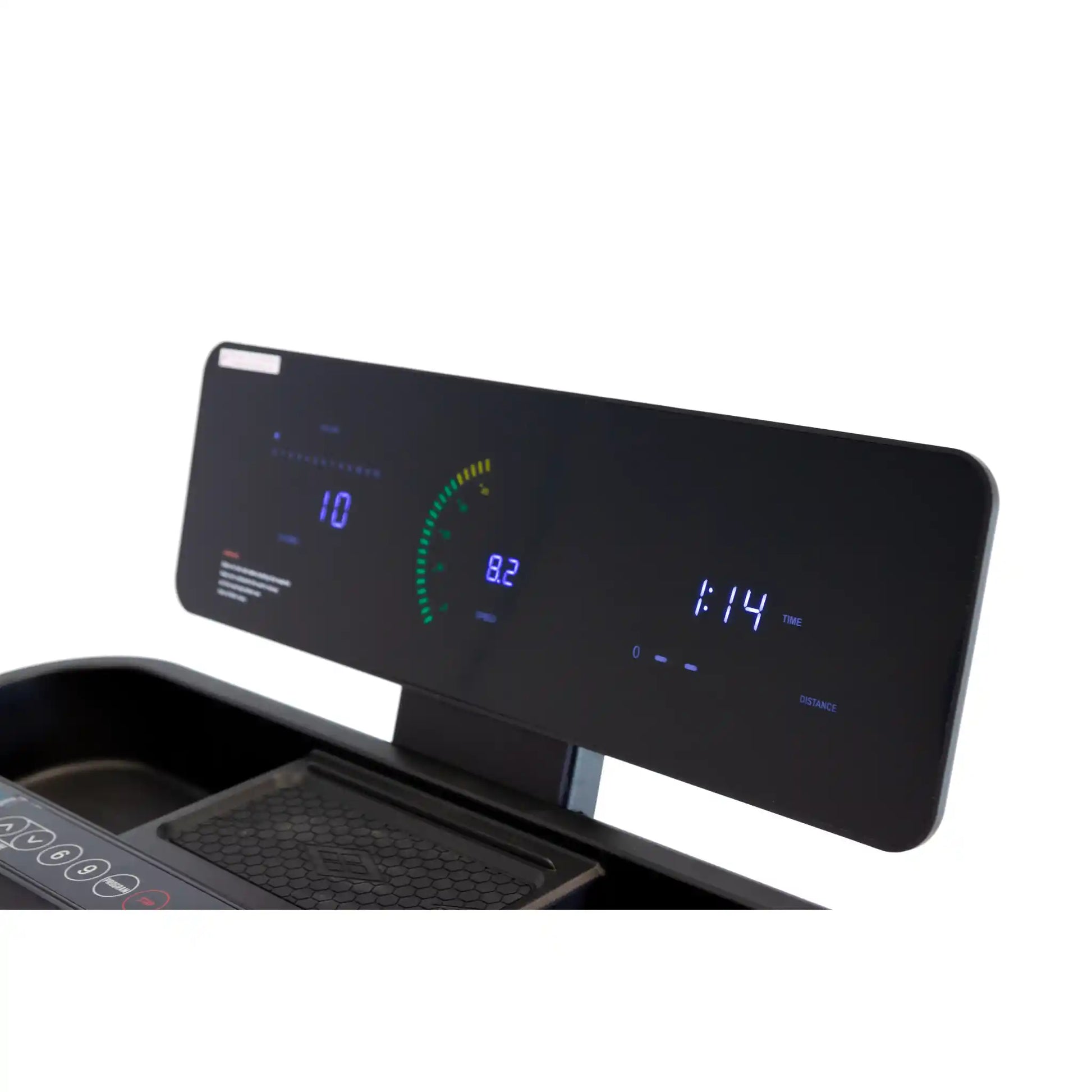 Digital display on a treadmill