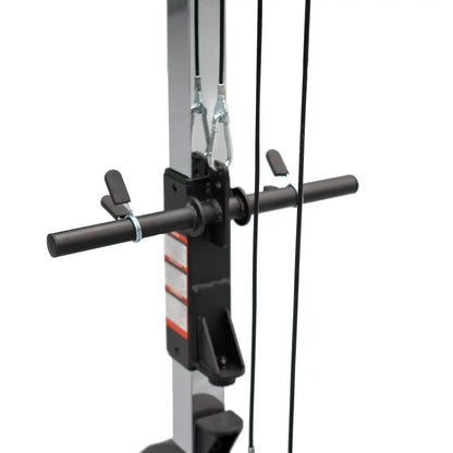 Pulley system on gym machine 
