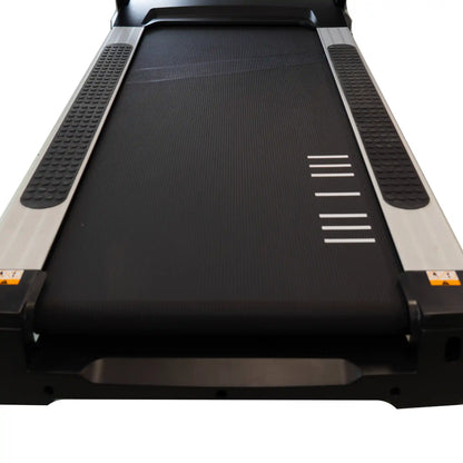 Treadmill deck with a white background