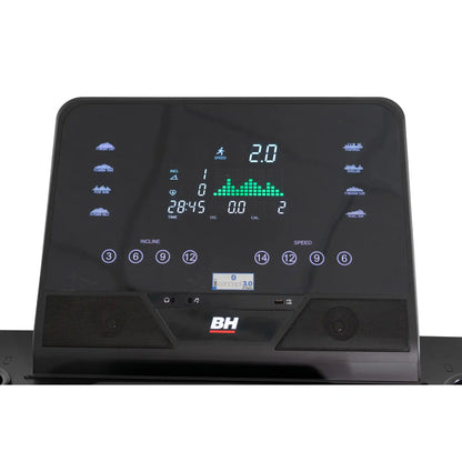 Digital display panel with control buttons and indicators on a white background