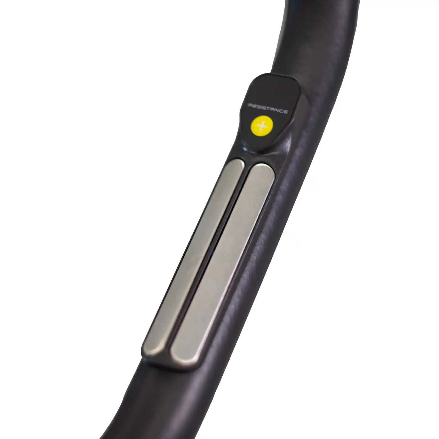 Heartbeat sensors on exercise bikes handle bars