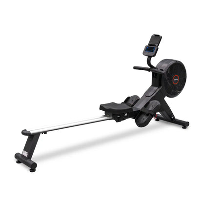 Rowing machine on a white background