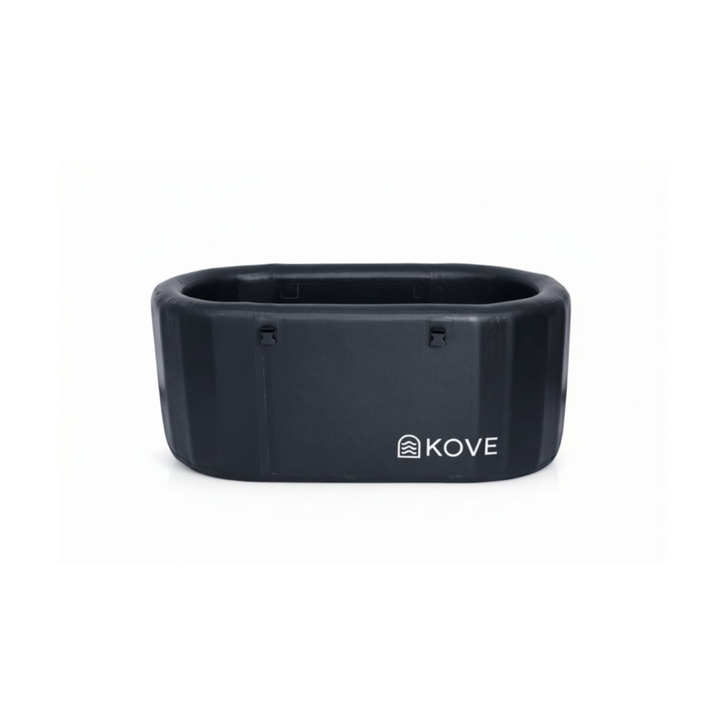 Black Kove ice bath on a white background