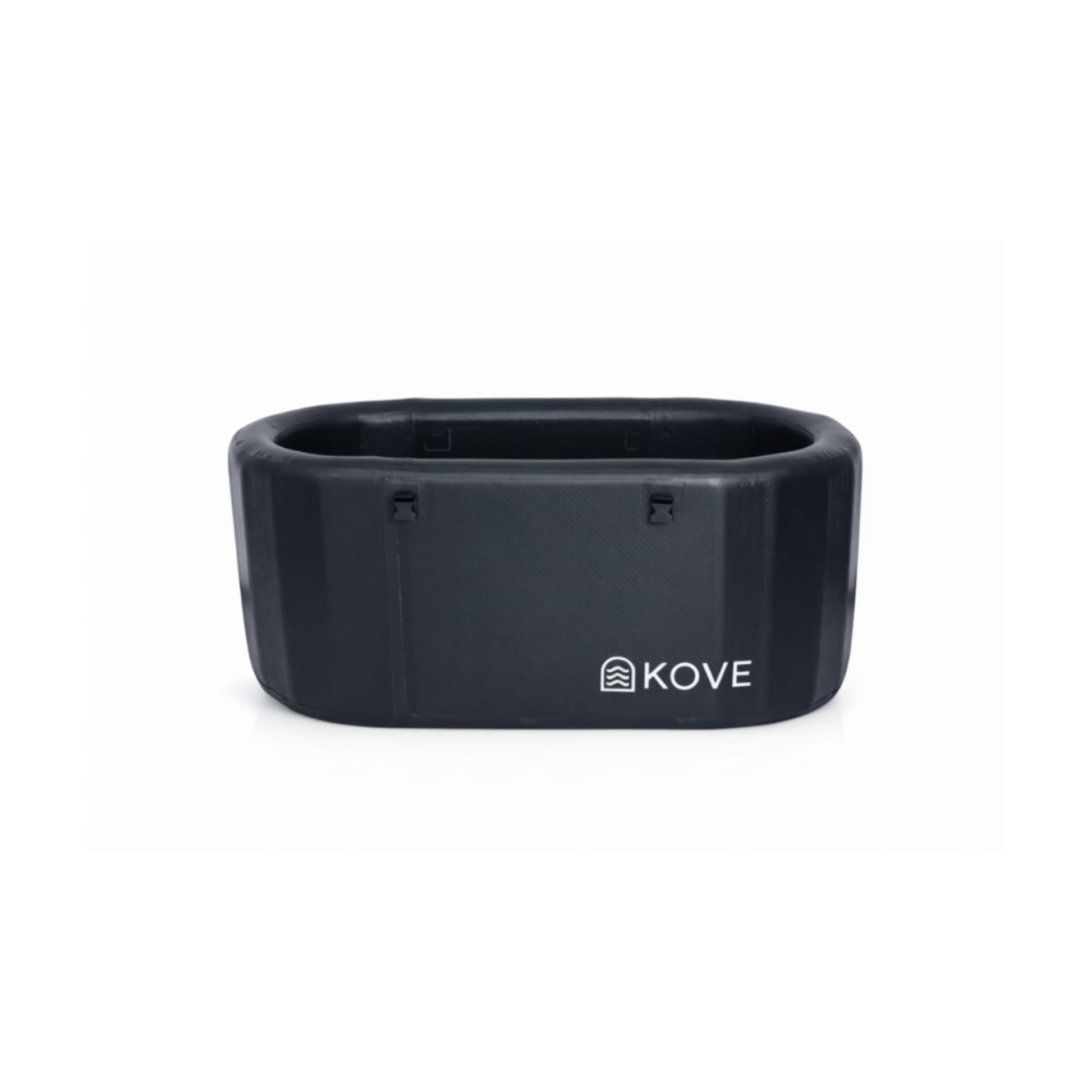 Black Kove ice bath on a white background