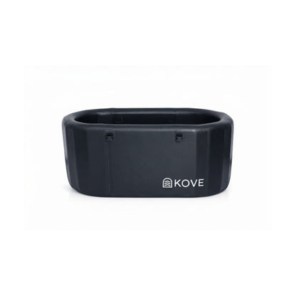 Black Kove ice bath on a white background