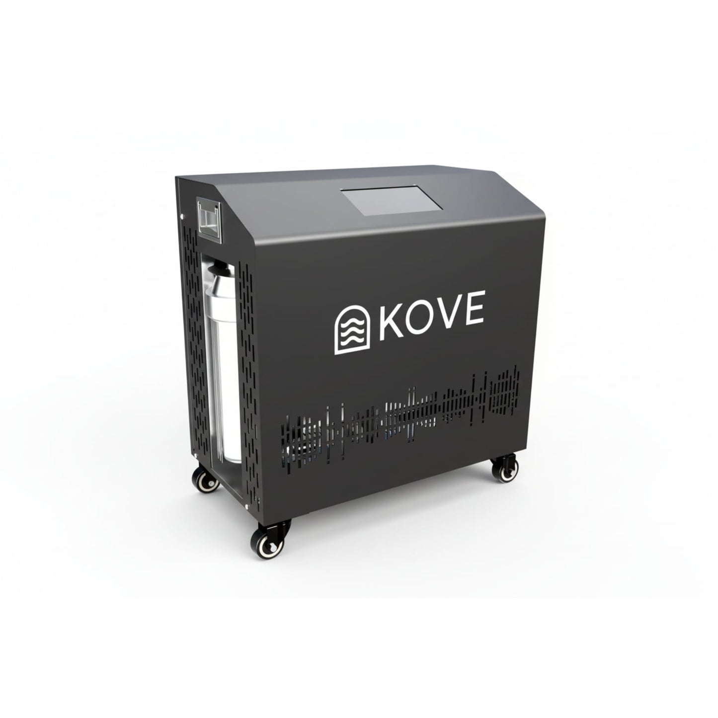 Black Kove portable ice chiller on a white background