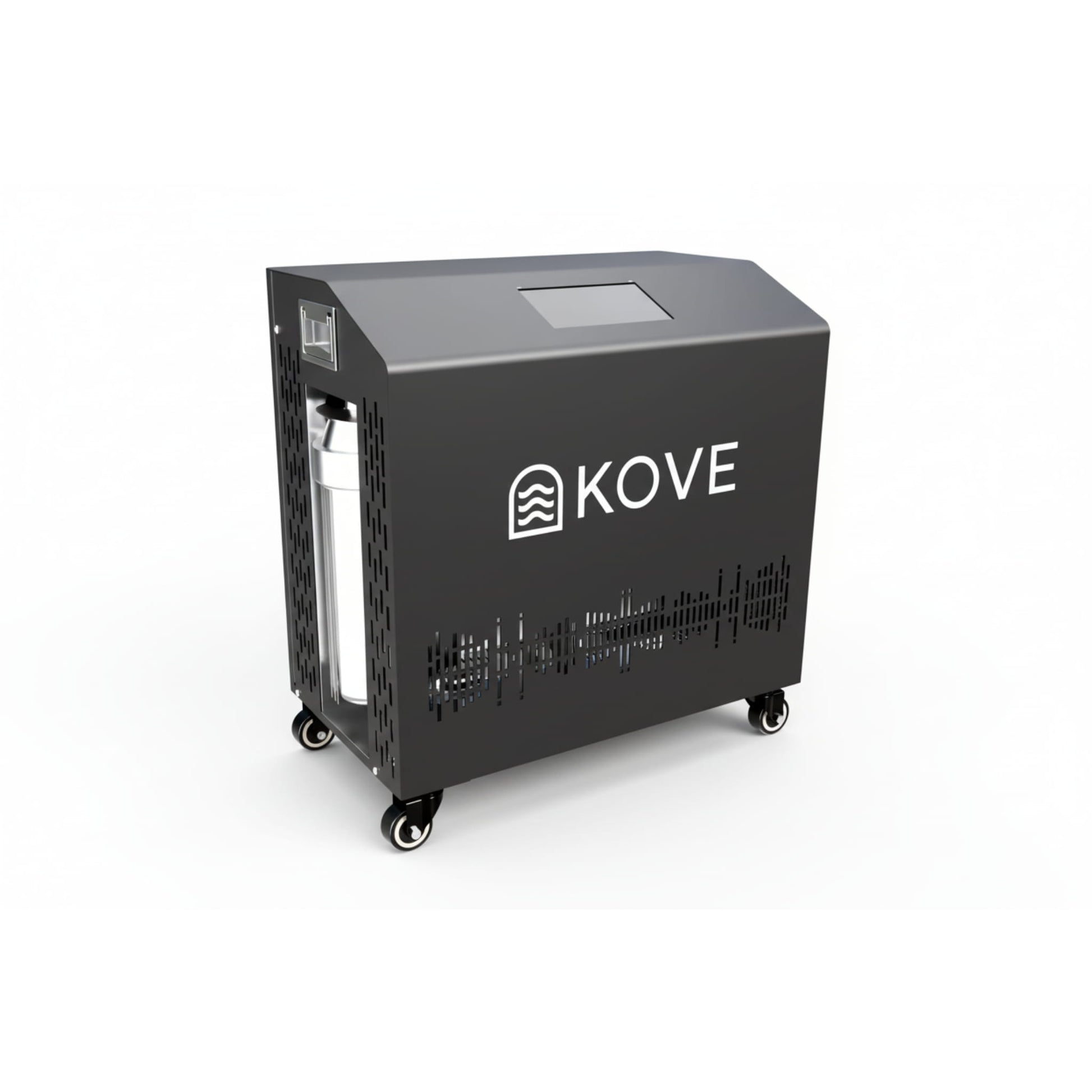 Black Kove portable ice chiller on a white background
