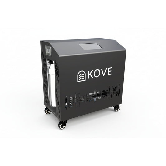 Black Kove portable ice chiller on a white background
