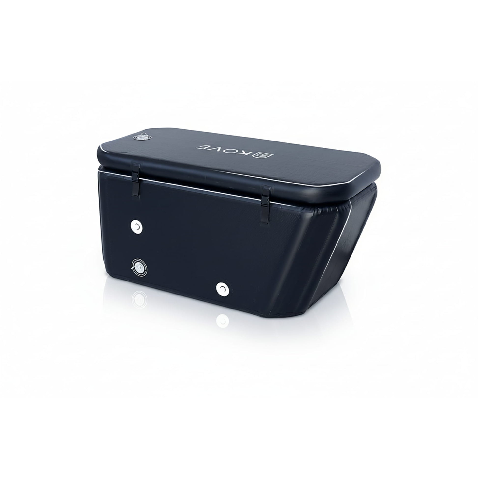 Black Kove Elite Ice Bath on white background