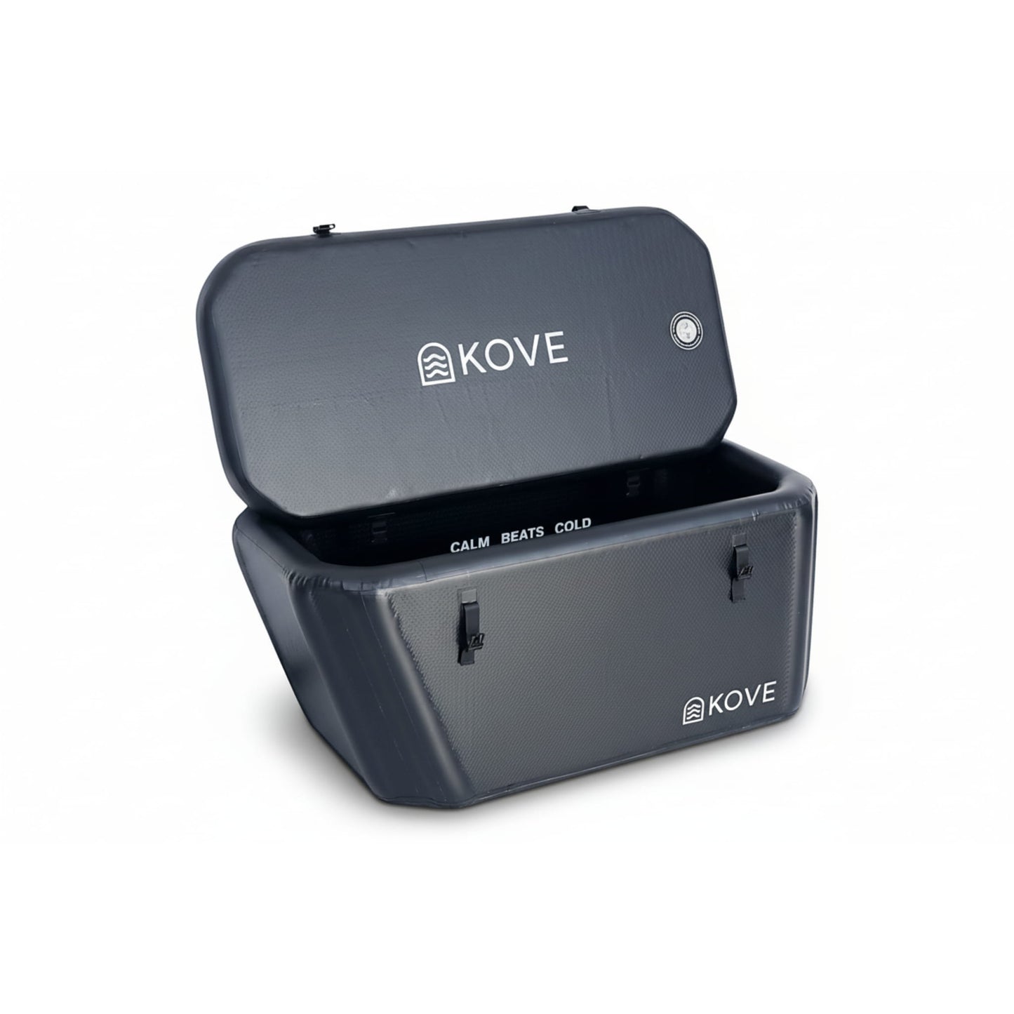 Black Kove Elite Ice Bath on white background