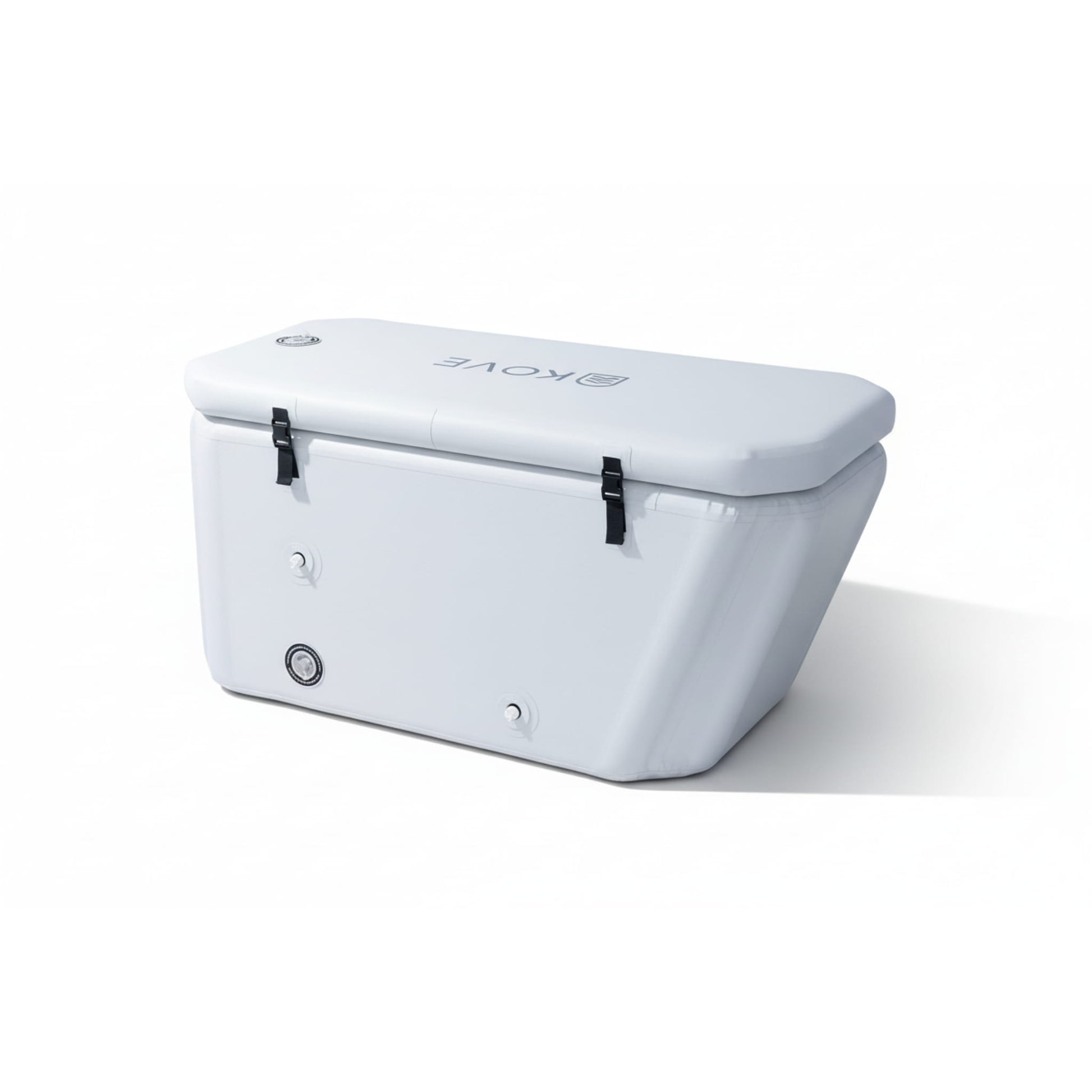White Kove Elite Ice Bath on white background