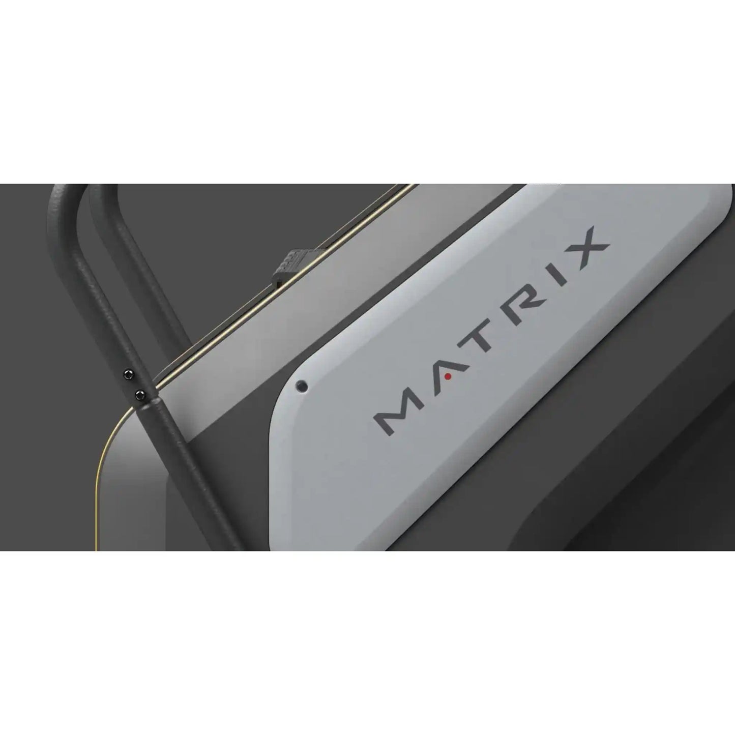Close-up of a ClimbMill with 'Matrix' branding on a grey background