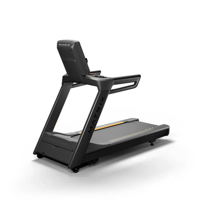 Treadmill with Matrix logo on a white background