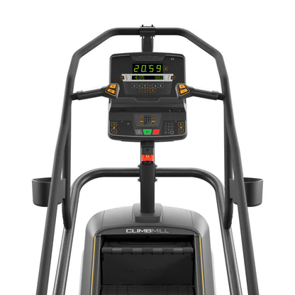 ClimbMill exercise machine with digital display on a white background