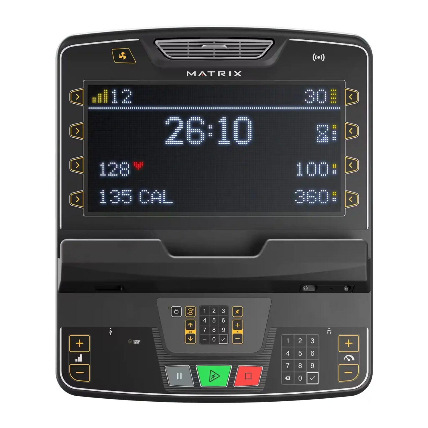 Matrix Premium LED control panel with digital display on a white background