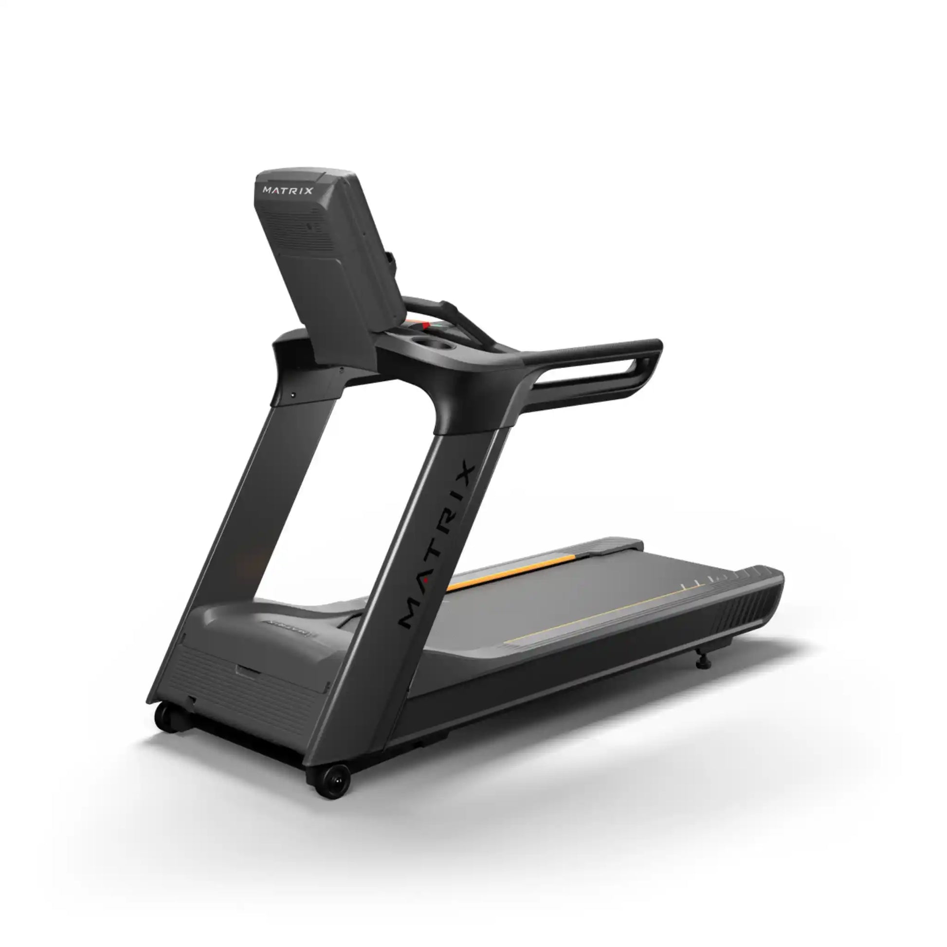 Matrix treadmill on a white background