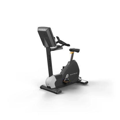 Exercise bike with 'Matrix' branding on a white background