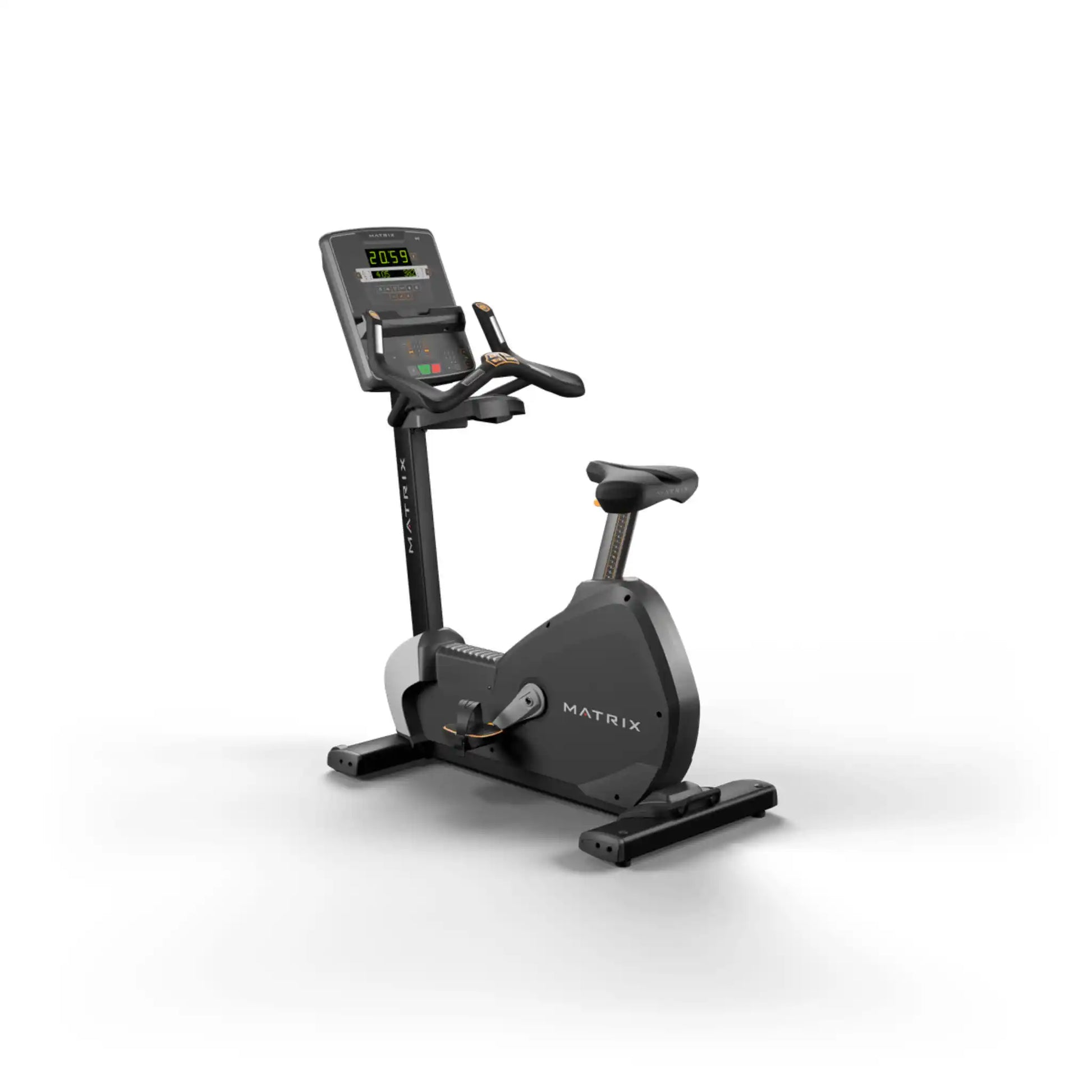 Matrix exercise bike on a white background